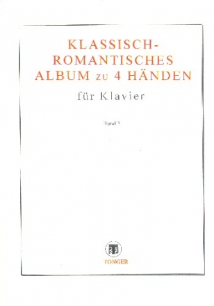 Klassisch-romantisches Album Band 2 fr Klavier zu 4 Hnden Partitur