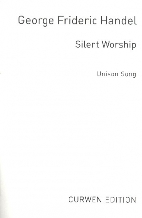 Silent Worship for unison chorus and piano score,  archive copy