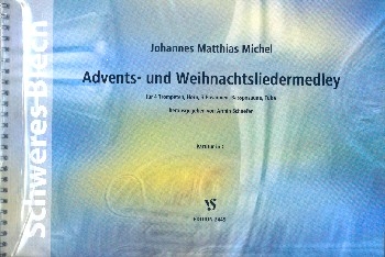 Advents- und Weihnachtsliedermedley fr 4 Trompeten, Horn, 3 Posaunen, Bassposaune, Tuba Partitur in C und Stimmen