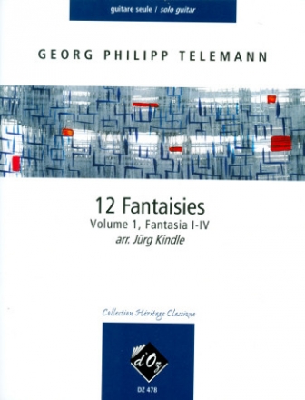 12 Fantaisies vol.1 (nos.1-4) pour guitare seule