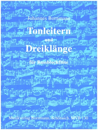 Tonleitern und Dreiklnge fr Bassblockflte