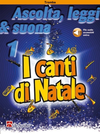 Ascolta, leggi & suona 1 - I canti di Natale Trumpet BOOK+AUDIO-ONLINE