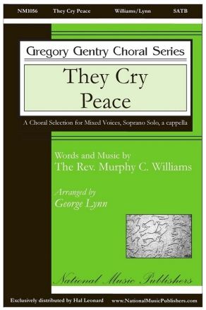 They Cry Peace SATB A Cappella Choral Score