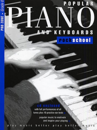 Rockschool Popular Piano And Keyboards - Grade 6 Keyboard or Piano Buch + CD