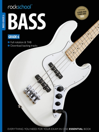 Rockschool Bass - Grade 6 (2012) E-Bass Buch + CD