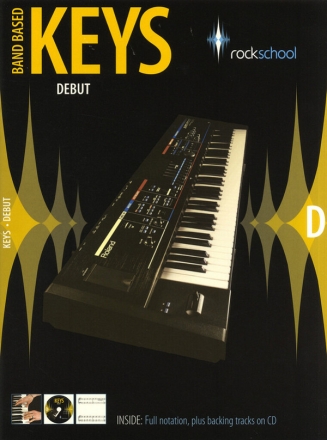 Rockschool: Band Based Keys - Debut Keyboard Buch + CD