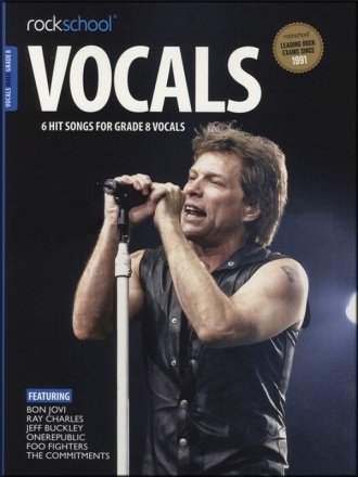 Rockschool: Vocals Grade 8 - Male (2014) Gesang Buch + Online-Audio