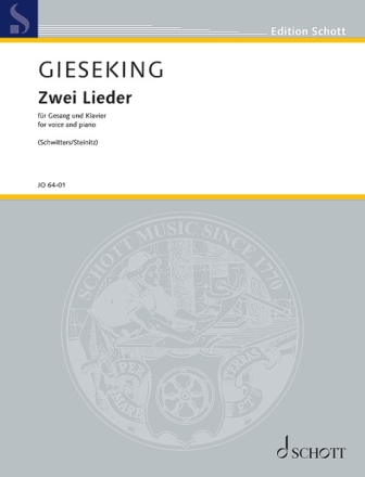 2 Lieder fr Gesang und Klavier