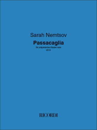 Passacaglia Piano Book