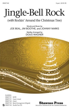 Jingle-Bell Rock 2-Part Choir Choral Score