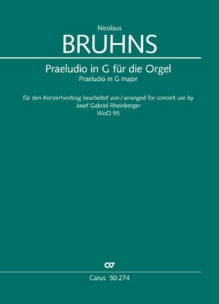 Praeludio in G  fr Orgel