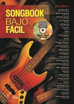 Songbook Bajo Fcil - Volumen 2 Bass Guitar Book & DVD