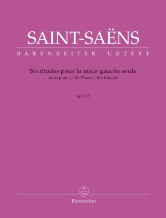 Six tudes pour la main gauche seule op.135 pour piano