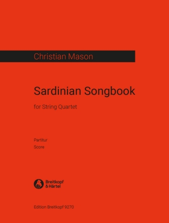 Sardinian Songbook Quartett Partitur