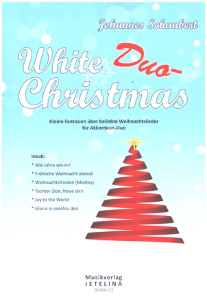 White Duo-Christmas fr 2 Akkordeons 2 Stimmen