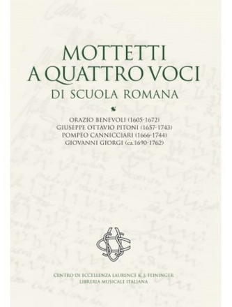 Mottetti a quattro voci di Scuola Romana for mixed choir/voices a cappella (and organ) vocal score