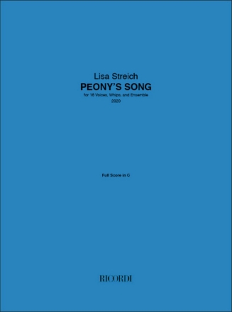 Peony's Song Choir and Ensemble Score