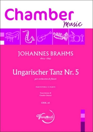 Ungarischer Tanz Nr. 5 Flute Ensemble Set