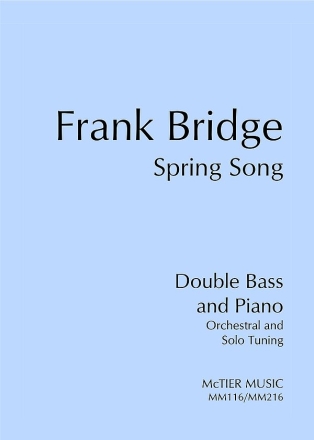 Spring Song for double bass and piano