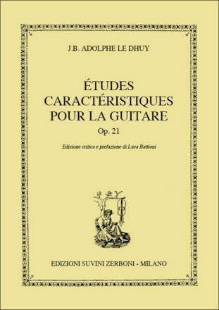 tudes caractristiques pour la guitare Op. 21 Guitar Book