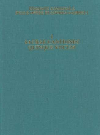 Sacrae cantiones quinque vocum. Liber primus Orchestra Score Hardcover