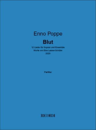 Blut Ensemble and Soprano Score