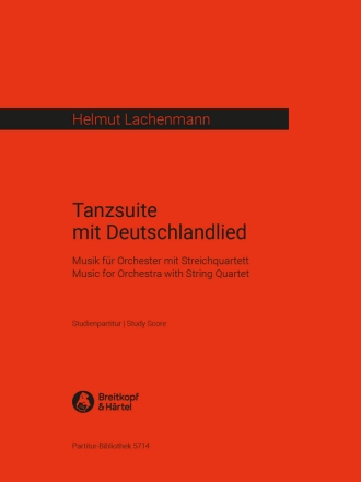 Tanzsuite mit Deutschlandlied  Partitur