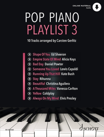 Pop Piano Playlist Band 3 (+Online Audio)  fr Klavier