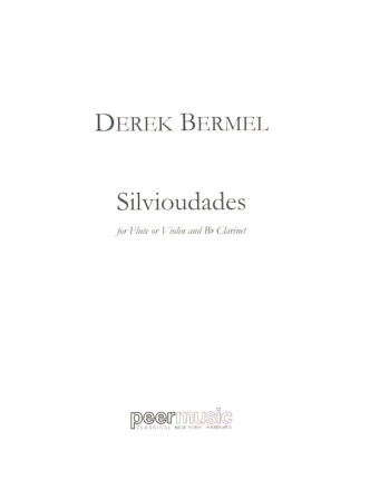 Silvioudades for flute or violin and Bb clarinet 2 scores