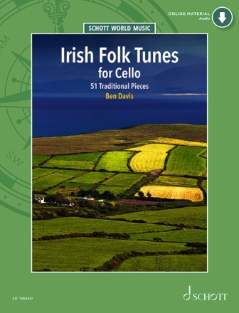 Irish Folk Tunes (+Online Audio) for violoncello