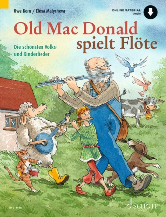 Old Mac Donald spielt Flte (+Online Audio) fr 1-2 Flten