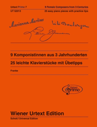 9 Komponistinnen aus 3 Jahrhunderten, Band 7 fr Klavier