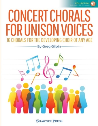 Concert Chorals For Unison Voices Unison Voices Book & Audio-Online