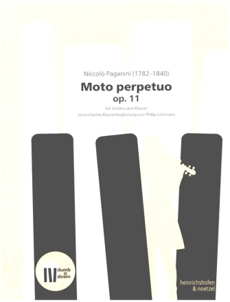 Moto perpetuo op.11 fr Violine und Klavier