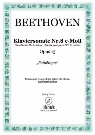 Sonate Nr. 8 c-Moll op.13 Klavier 2hd