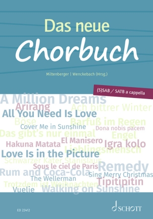 Das neue Chorbuch (+Online Audio) fr gem Chor (S)SAB/SATB a cappella