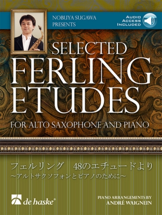 Selected Ferling Etudes (+Online-Audio) for alto saxophone and piano