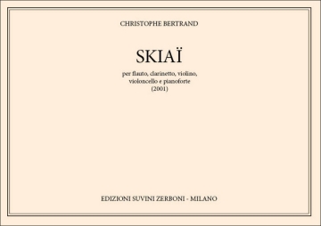 Skiai Flute, Clarinet, Violin, Cello and Piano Score