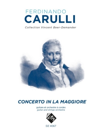 Concerto in La Maggiore Guitar and String Orchestra Set