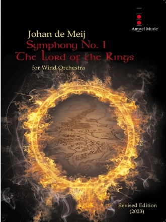 Symphony No. 1 The Lord of the Rings (complete ed) for wind orchestra full score (large size spiral bound)