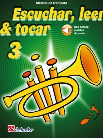 Escuchar, leer & tocar 3 trompeta Trumpet Book & Audio-Online