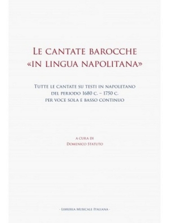 Le cantate barocche Vocal and Basso Continuo Vocal Score