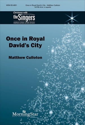 Once in Royal David's City SATBB divisi A Cappella Choral Score