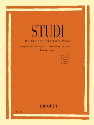 Studi per clarinetto | tudes for clarinet Clarinet and Piano Book & Part[s]