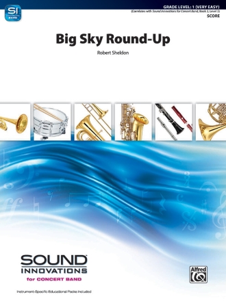 Big Sky Round Up (c/b score) Symphonic wind band