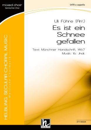 Es ist ein Schnee gefallen SATB  Chor|Einzel