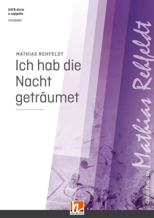 Ich hab die Nacht getrumet SATB  Chor|Einzel