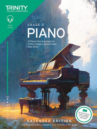 Trinity College London Piano Exam Pieces Plus Exercises from 2023: Grade 2: Extended Edition Piano