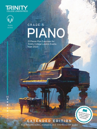 Trinity College London Piano Exam Pieces Plus Exercises from 2023: Grade 5: Extended Edition Piano