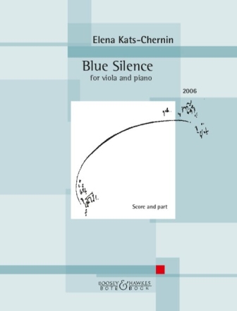 Blue Silence (2006) for viola and piano score and viola part